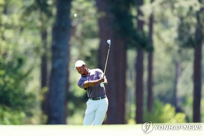 우즈의 경기 모습 [게티이미지/AFP=연합뉴스]