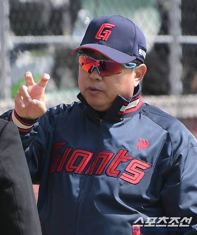 23일 인천 SSG랜더스필드에서 열린 롯데와 SSG의 경기. 롯데 김태형 감독. 인천=정재근 기자 cjg@sportschosun.com/2024.3.23/