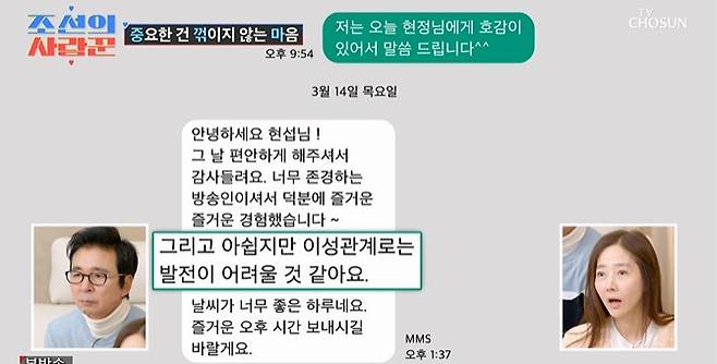 TV조선 ‘조선의 사랑꾼’ 캡처