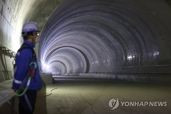 삼성-동탄 광역급행철도(GTX-A) 터널 삼성-동탄 GTX-A 터널 공사 현장 [연합뉴스 자료사진]