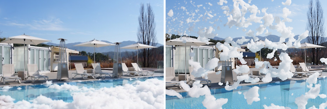 가든 풀 버블 타임 / 사진=스위트호텔 남원