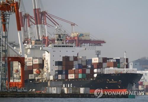 일본 요코하마 항구 [EPA 연합뉴스 자료사진. 재판매 및 DB 금지]