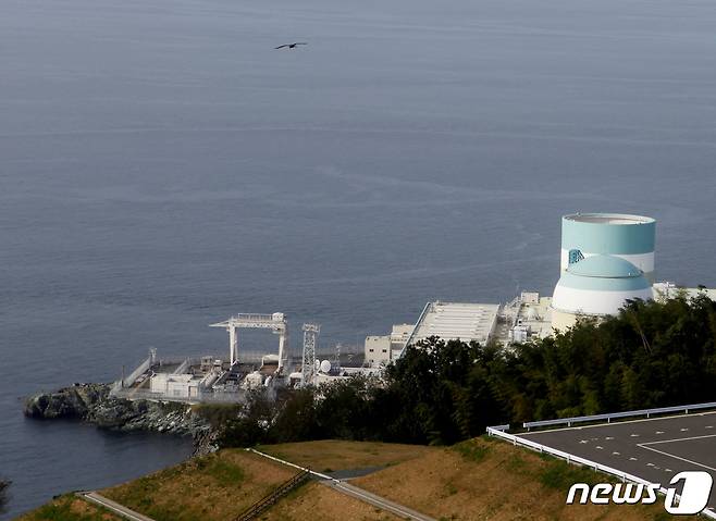 시코쿠 전력의 이카타 원전. 2018.10.02. ⓒ 로이터=뉴스1 ⓒ News1 정윤영 기자