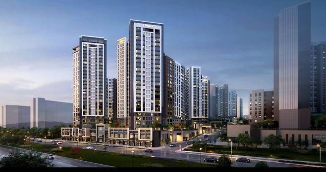 '대구 범어 아이파크' 투시도.