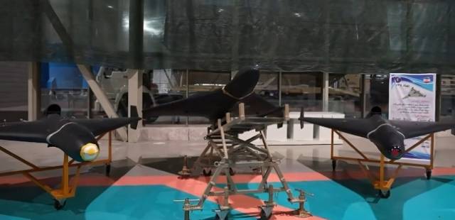 이란이 공개한 제트 추진형 샤헤드-136인 샤헤드-238 세 가지 변형. 사진=mil.in.ua 캡처