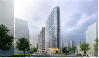 마포로 5구역 10, 11지구 도시정비형 재개발사업 투시도.