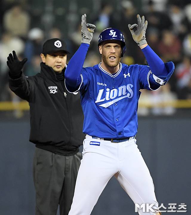 삼성 맥키넌. 사진=천정환 기자