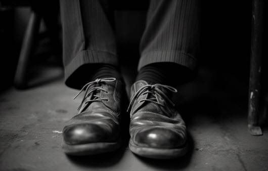 발에 잘 맞지 않는 신발을 신으면 발의 형태가 변형되기도 하고, 부상을 입을 위험도 커진다 | 출처: 미드저니