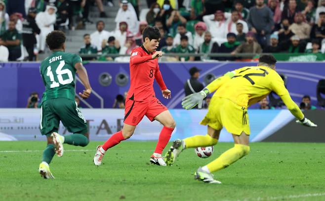 벨기에 프로축구 헨트 홍현석이 시즌 7호 골을 넣었다. 사진은 홍현석의 한국 국가대표팀에서 경기 모습. /사진= 뉴스1