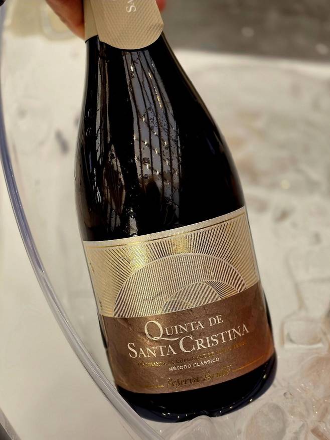 퀸타 데 산타 크리스티나 스파클링 와인. 최현태 기자