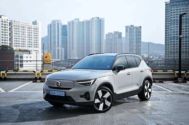 볼보 XC40 리차지. 김학수 기자