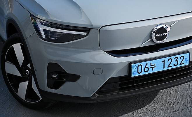 볼보 XC40 리차지. 김학수 기자