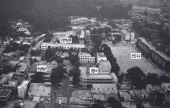 1989년까지 경기도립병원, 신풍초등학교로 사용된 화성행궁. (경기 수원시 제공)