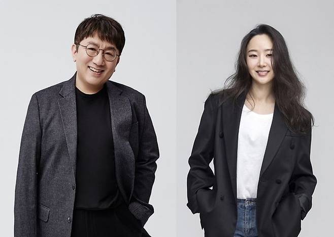 하이브 방시혁, 어도어 민희진. [사진제공 = 하이브, 어도어]