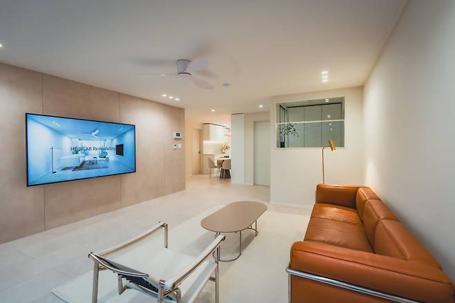 하임랩이 노후 아파트의 인테리어 리모델링을 마친 모습. 사진=GS건설