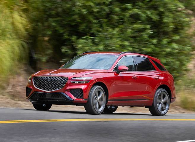 [서울=뉴시스] 부분변경 모델 출시를 앞둔 현대차 제네시스 GV70.  (사진=제네시스 제공) 2024.04.23 photo@newsis.com *재판매 및 DB 금지