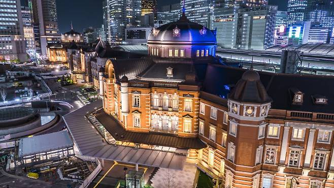 일본 도쿄역 야경 (사진=일본정부관광국)