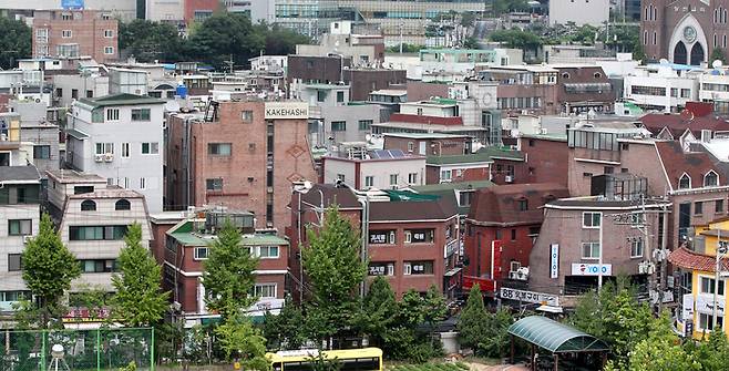 서울의 한 상가주택 골목. (매경DB)