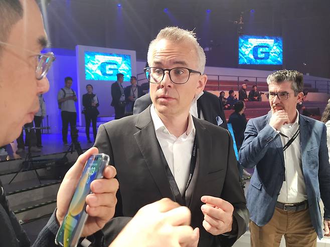 G 580을 개발한 파비안 쇼사우 G클래스 수석엔지니어. 김성우 기자