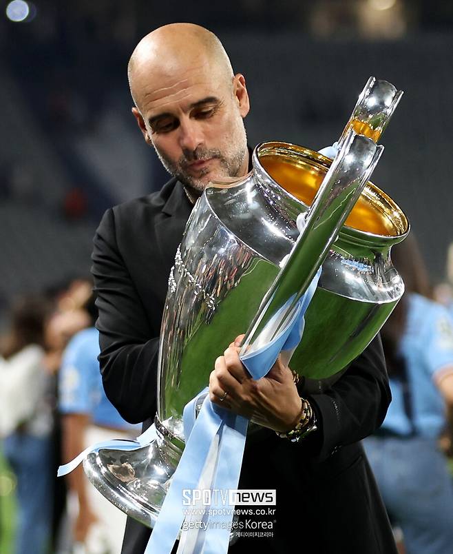 ▲ 지난 시즌 UEFA 챔피언스리그 정상에 선 맨체스터시티.