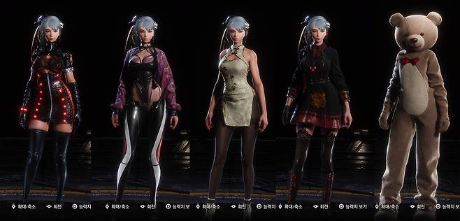 '스텔라 블레이드'의 다양한 캐릭터 의상 [게임 화면 캡처]