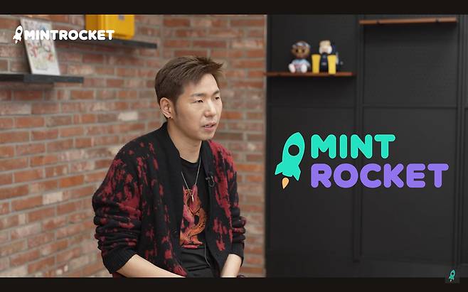넥슨 민트로켓본부 황재호 본부장(출처=민트로켓 공식 유튜브 채널 영상 캡쳐).