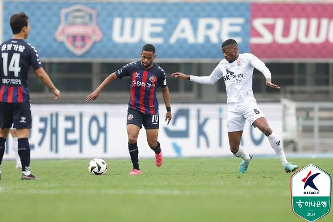 제주유나이티드 이탈로(오른쪽). 사진=한국프로축구연맹