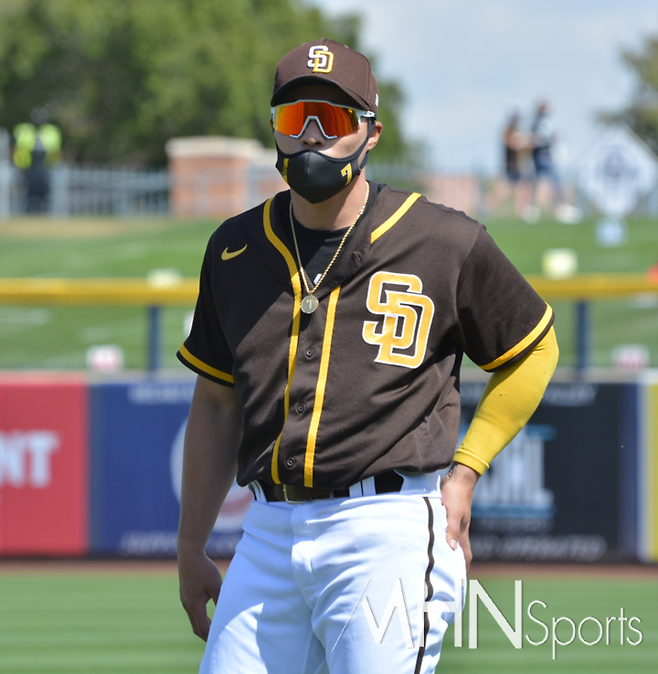 (김하성의 미국진출 첫 해 모습. 낯선 환경은 물론 코로나-19 여파도 그를 힘들게 했다)