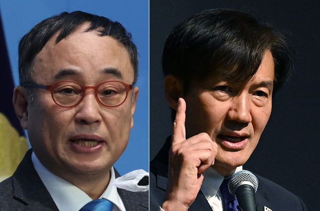 개그맨 서승만씨(왼쪽)와 조국 조국혁신당 대표. (사진 = 뉴스1, 뉴시스)