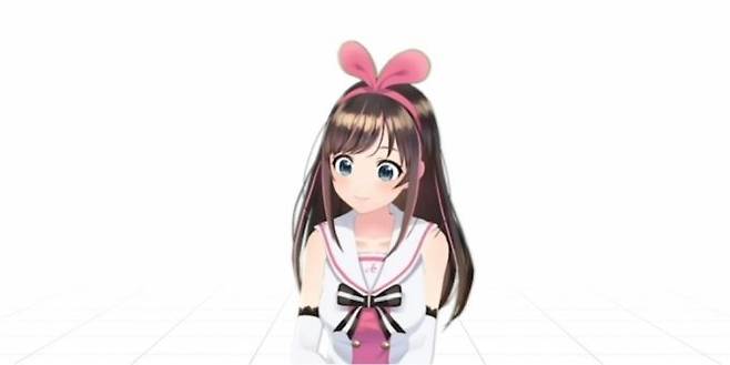 버튜버를 상업화한 최초의 캐릭터는 일본에서 제작된 '키즈나 아이'로 알려졌다. 2016년 12월 첫 공개됐다. [이미지출처=키즈나 아이 유튜브 채널]