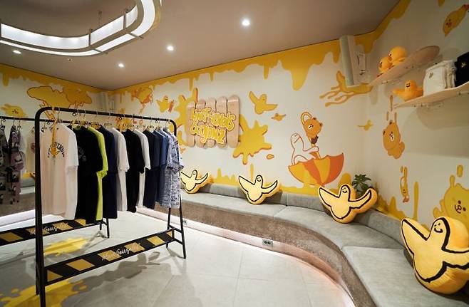 마크곤잘레스X라인프렌즈 컬래버 팝업스토어.ⓒ더네이쳐홀딩스