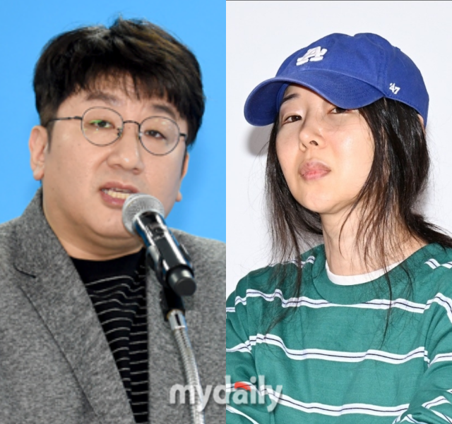 방시혁, 민희진/송일섭 기자 andlyu@mydaily.co.kr