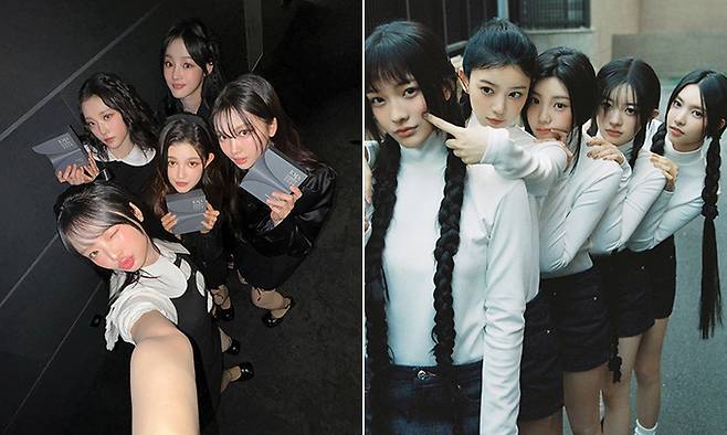뉴진스(왼쪽), 아일릿