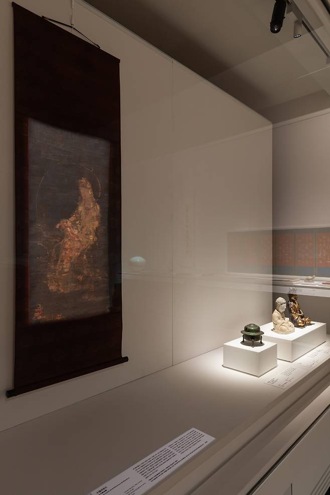 '수월관음도' 전시 모습 [국립중앙박물관 제공. 재판매 및 DB 금지]