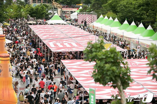 지난해 열린 '떡볶이 페스티벌' 전경 (대구 북구 제공)