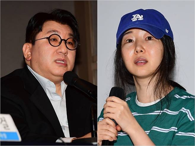 방시혁 의장-민희진 대표/사진 = 텐아시아 사진DB