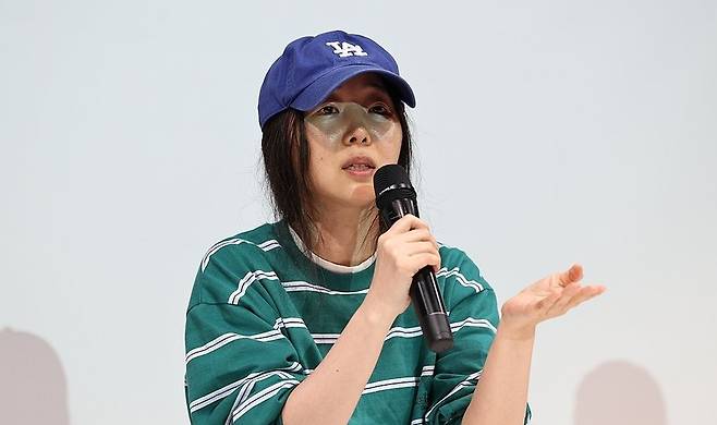 지난 25일 기자회견하는 민희진 어도어 대표 / 사진=연합뉴스