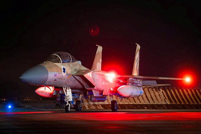 이스라엘군의 F-15 전투기 /사진=로이터