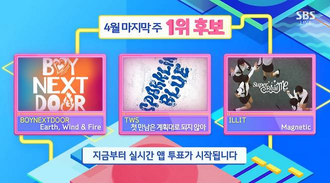 /사진=SBS '인기가요'