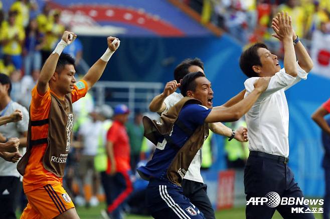 일본은 2018 러시아 월드컵 16강에 올랐었다. 사진=AFPBBNews=News1