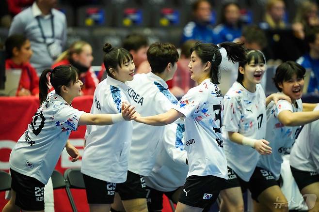 한국 여자핸드볼 대표팀 ⓒ AFP=뉴스1