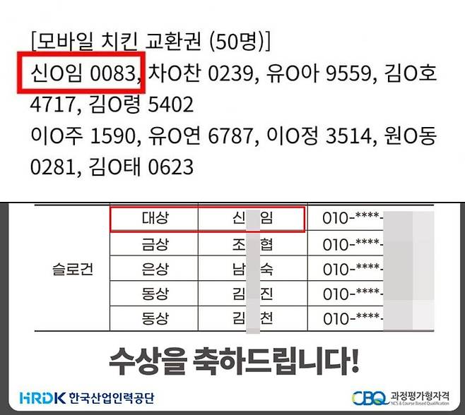 경기도가 추진 중인 경기북부특별자치도  새이름 공모전에서 대상을 받은 응모자로 추정되는 이력 /온라인 커뮤니티