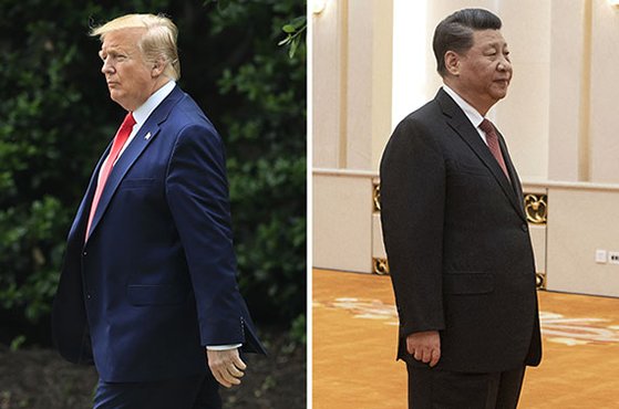 트럼프(左), 시진핑(右)