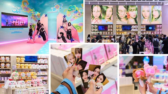 라인프렌즈 강남점 ‘아이브 스위치 팝업’ 내부 모습. (사진=IPX)