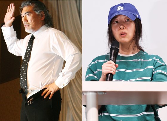 2008년 나훈아의 기자회견(왼쪽)과 지난달 민희진의 회견은 파격과 화제성에선 닮았지만 추구한 결과는 달랐다. [중앙포토]