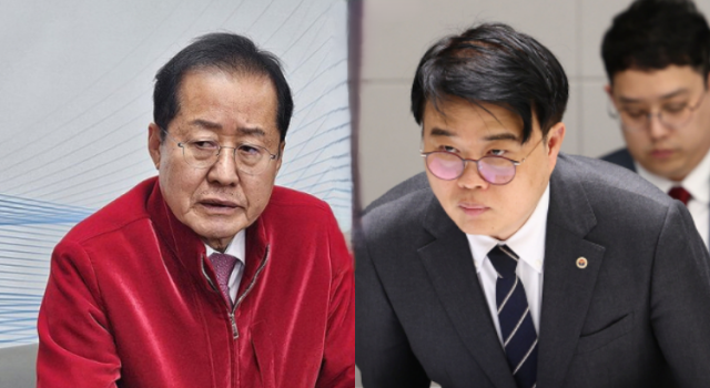 홍준표(왼쪽) 대구시장, 임현택 대한의사협회장. 연합뉴스