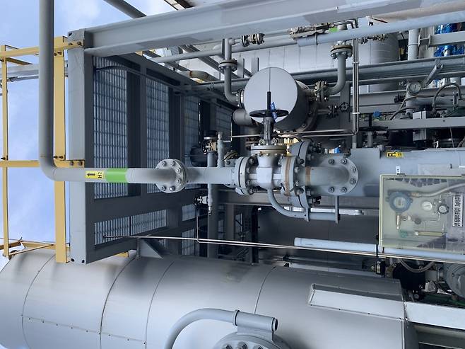 유니드비티플러스 수소감지테이프 적용 사례. 유니드비티플러스 제공