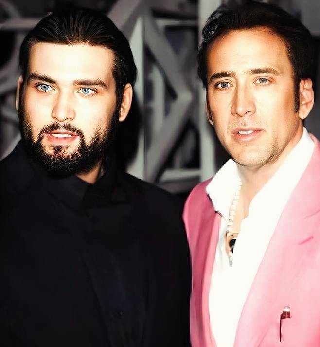 니콜라스 케이지(오른쪽)와 아들 웨스턴. 사진 | 웨스턴 케이지 채널