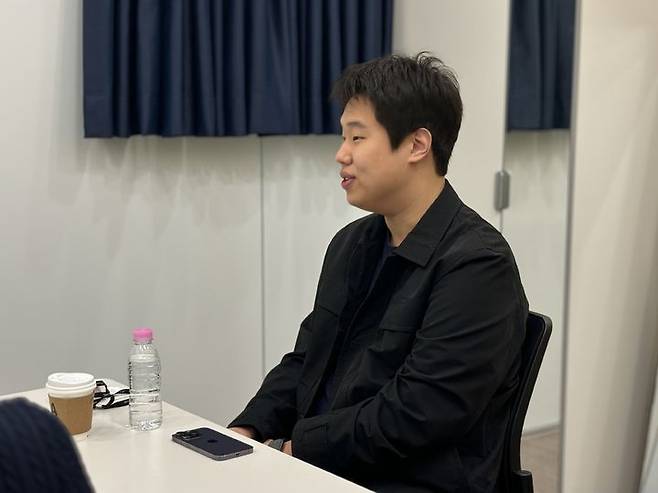 [서울=뉴시스] 피아니스트 박재홍이 7일 서울 예술의전당에서 인터뷰를 하고 있다. (사진=예술의전당) 2024.05.07 photo@newsis.com *재판매 및 DB 금지