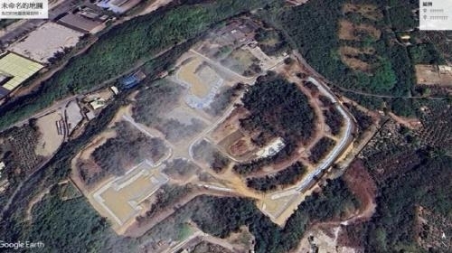 구글에 공개된 남부 가오슝의 톈궁-2 미사일 기지. 대만 연합보